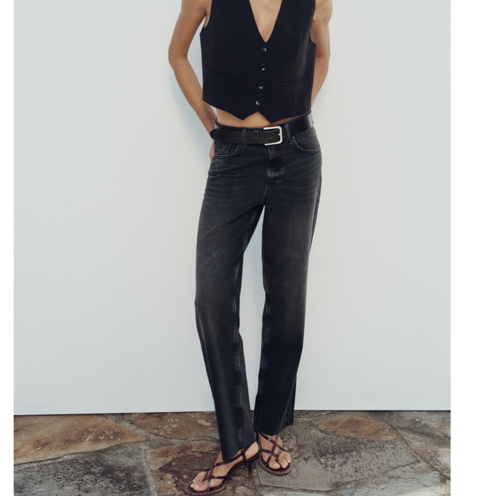 SOLD ZARA Straight cut denim